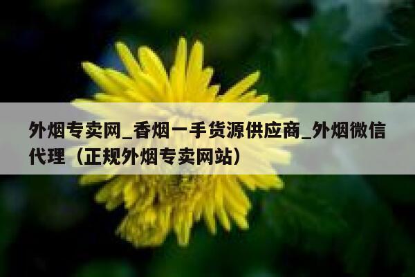 外烟专卖网_香烟一手货源供应商_外烟微信代理（正规外烟专卖网站）