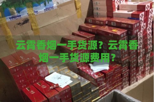 云霄香烟一手货源？云霄香烟一手货源费用？-第4张图片-香烟批发平台