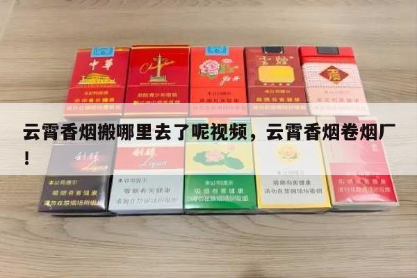 云霄香烟搬哪里去了呢视频，云霄香烟卷烟厂！-第3张图片-香烟批发平台