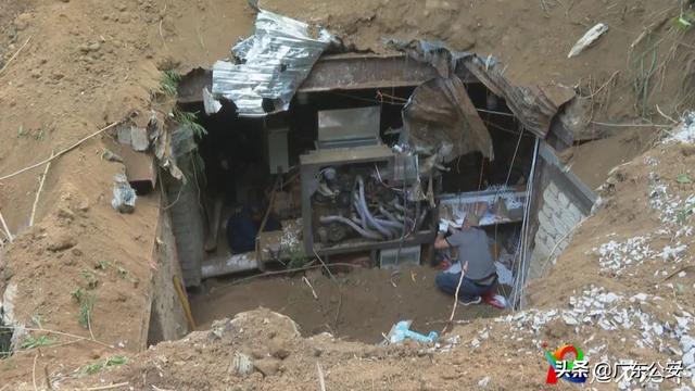 雷州市海山酒家(假烟窝点藏身百平方米地下室，警方出动钩机掀开洞口！)(图5)